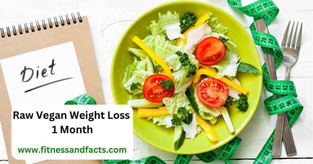 raw vegan weight loss 1 month